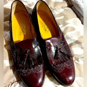 Red vintage slide size 13 dress shoes
